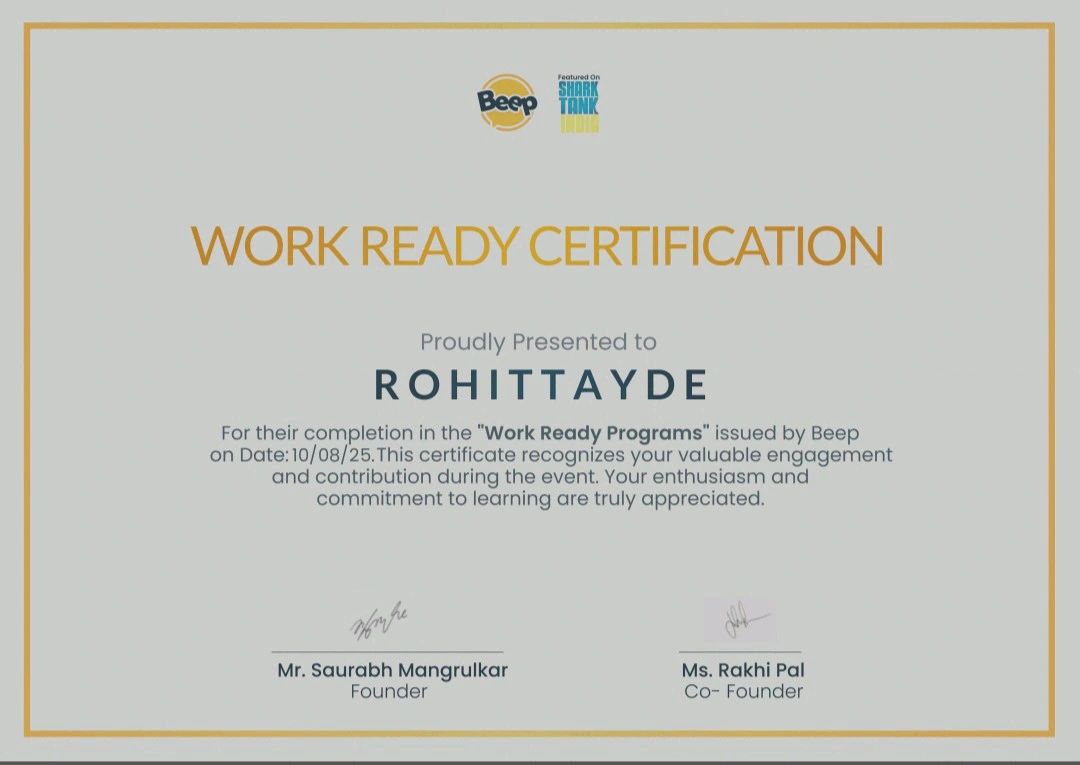 Work Ready Certification